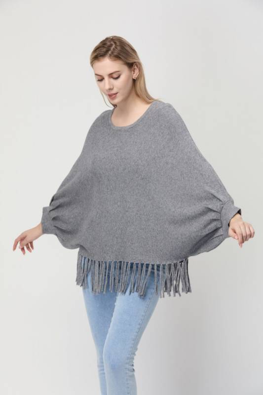 بلوزه بكسرات وأكمام طويلة بسوار - AW30B