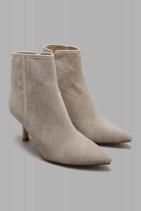 Ivory Corduroy Boot