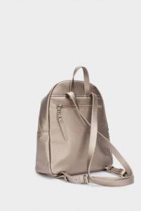 EMBOSSED BACKPACK WITH EXTERIOR POCKE