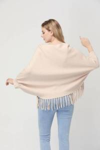 بلوزه بكسرات وأكمام طويلة بسوار - AW30B