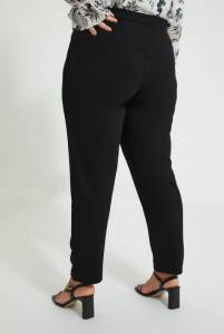 بنطال بقصة مستقيمة أسود