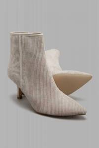 Ivory Corduroy Boot