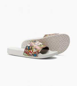 June S Supermario Mid Heel Sandals - White
