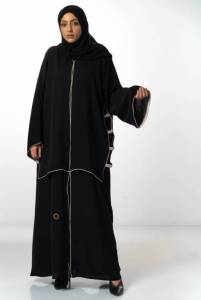عباية بلاك بيري اسود و بيج