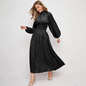 فستان FridayIn Women's Bohemian Floral Casual Fashion Long Maxi Dress